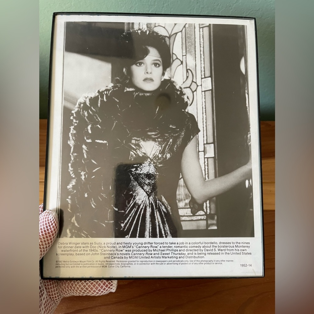 Debra Winger in "Cannery Row" 1982 Vintage Movie Still 8x10” Framed